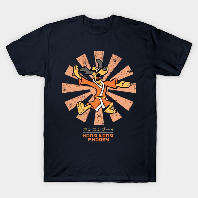 Hong Kong Phooey Retro Japanese T-Shirt by Nova5